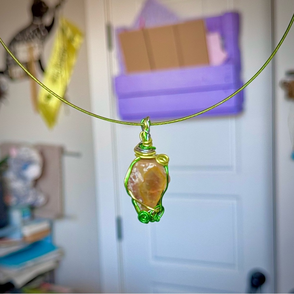 Intriguing Rough Opal Necklace - Picture 10 of 10